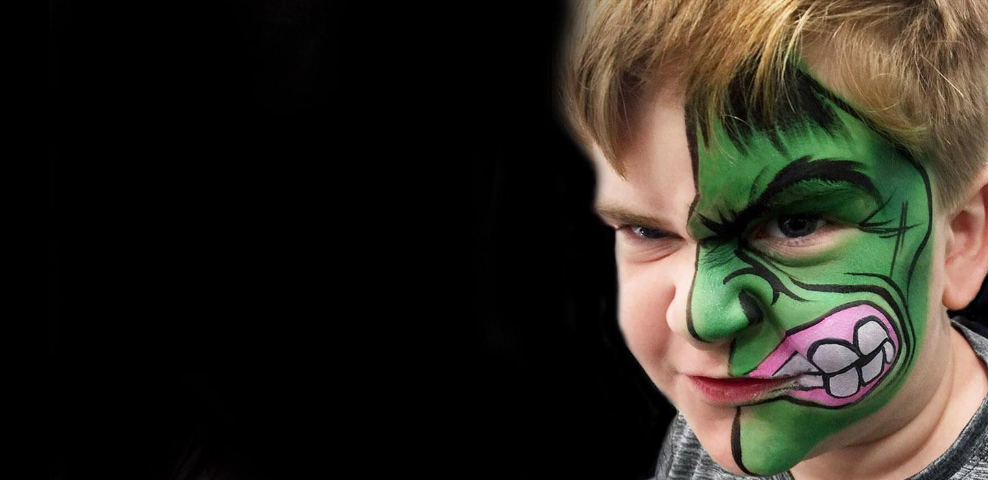 The Hulk Face Paint