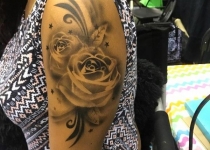 Rose Airbrush Tattoo