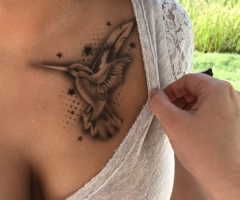 Bird Airbrush Tattoo