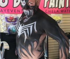 Venom Body Paint Design