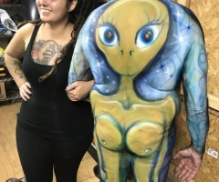 Alien Body Paint