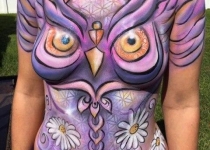 EDC Orlando Face and Body Paint Design