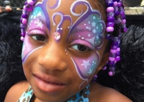 Butterfly Face Painting Design
