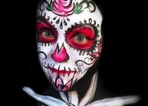 Sugar Skull Face and Body Paint