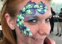 Flower Face Paint Design