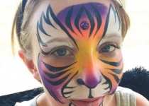 Tiger Face Paint Design