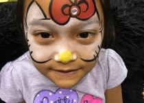 Hello Kitty Face Paint