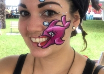 Fish Face Painting Design
