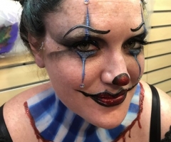 Clown Face Painting Design