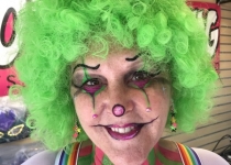 Clown Face Painting Design