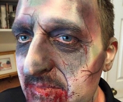 Zombie Face Paint Design