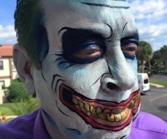 Joker Face Paint Design