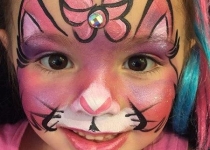 Kitty Face Paint Design Orlando