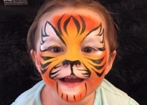 Tiger Face Paint Design