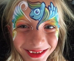 my little pony face painting design