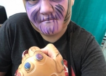 Thanos face paint