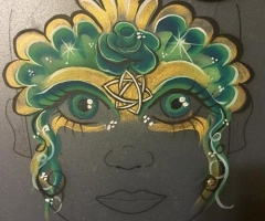 St Patrick's Day Face Mask Design