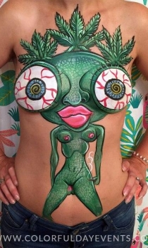 Key West Fantasy Fest Body Painter For Hire