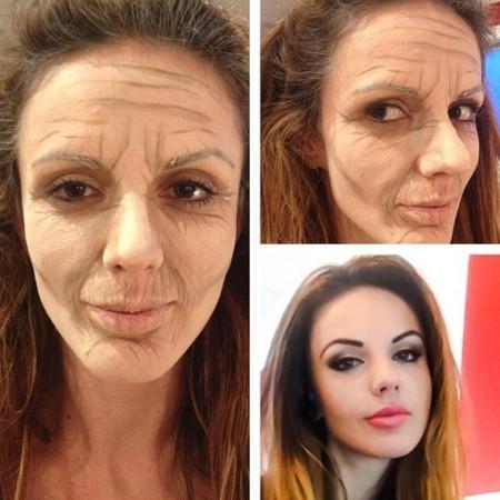 Aged Makeup Effect
