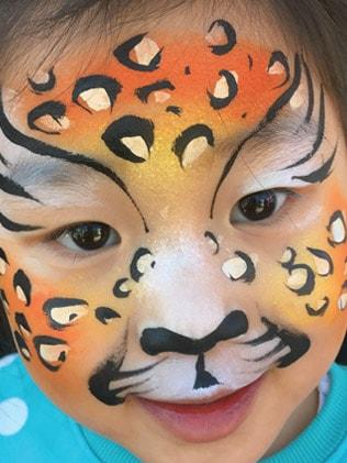 cheetah-face-paint-min  Orlando Face Painting  Colorful Day Events